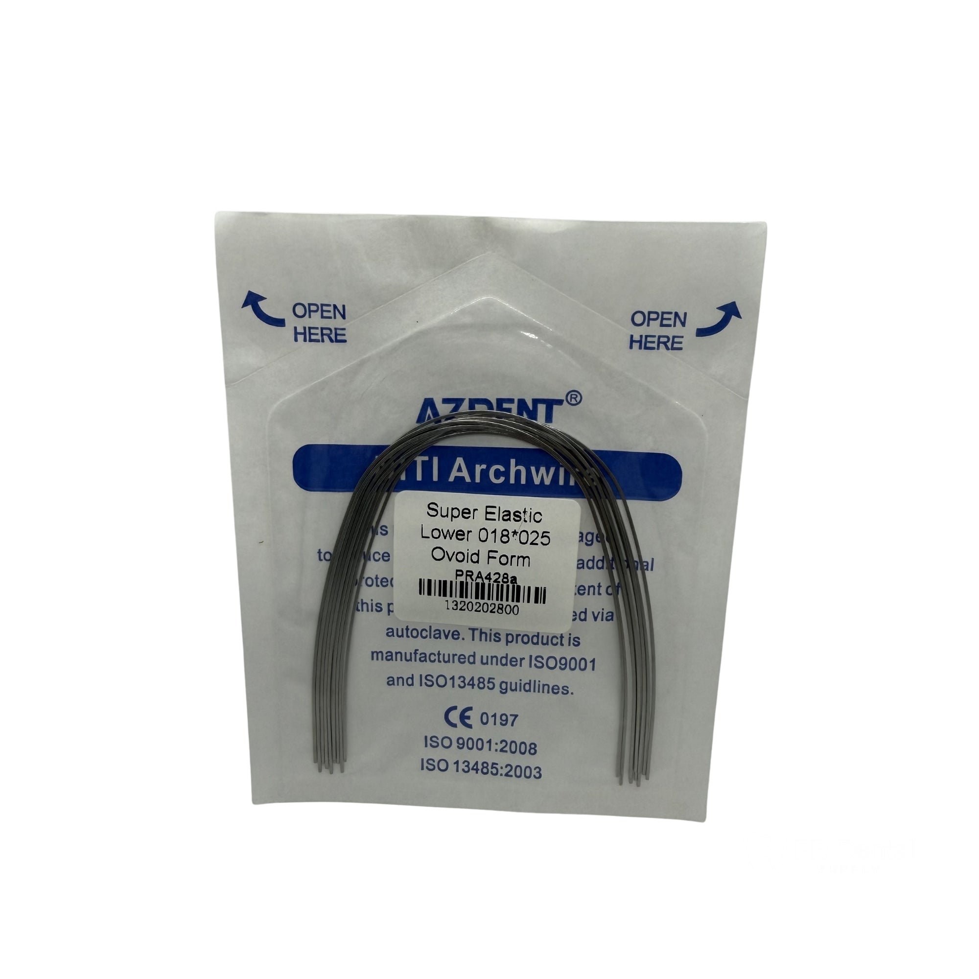 ARCO NITI 10 SOBRES c/10 .18*.25 INF AZDENT