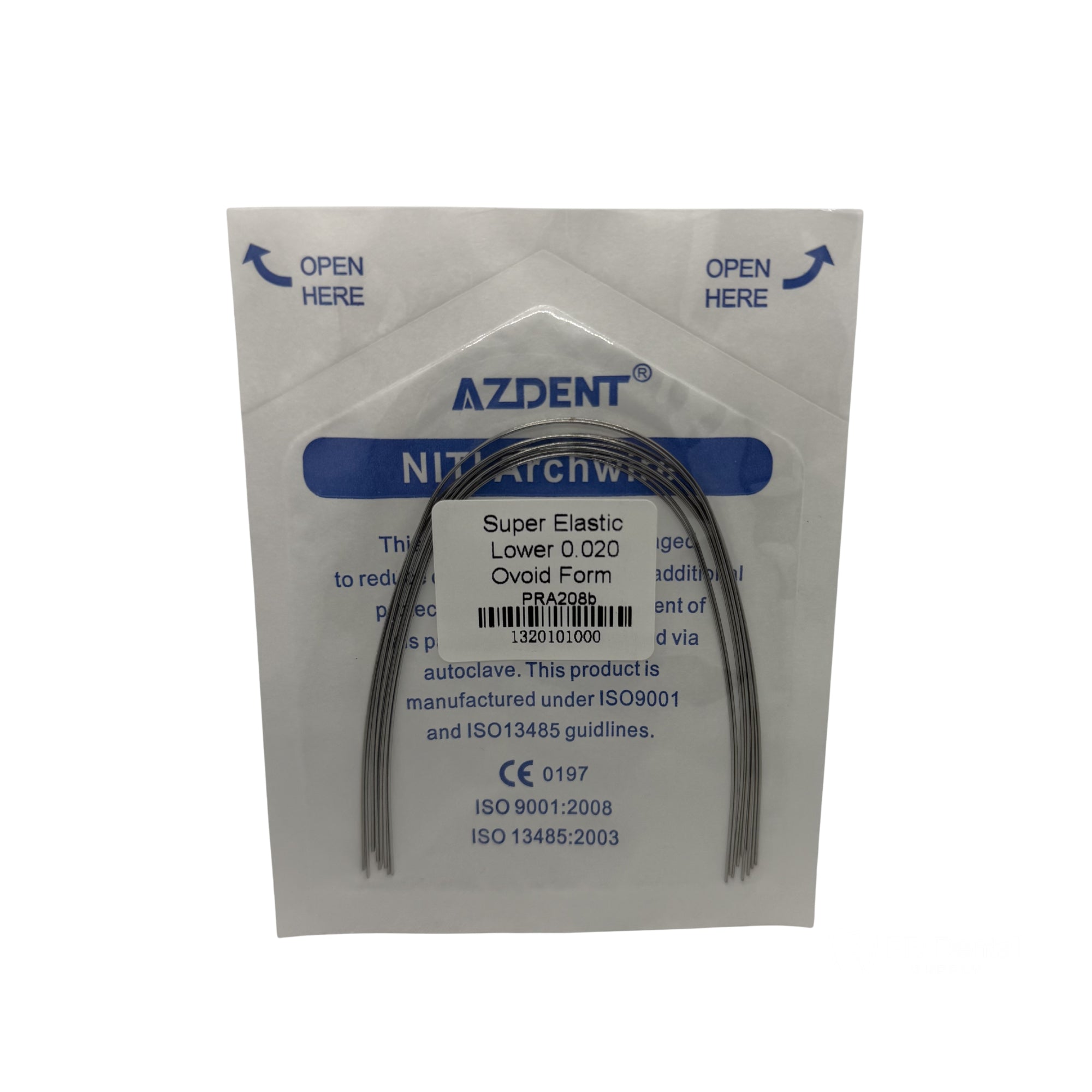 ARCO NITI 10 SOBRES c/10 .20 INF AZDENT