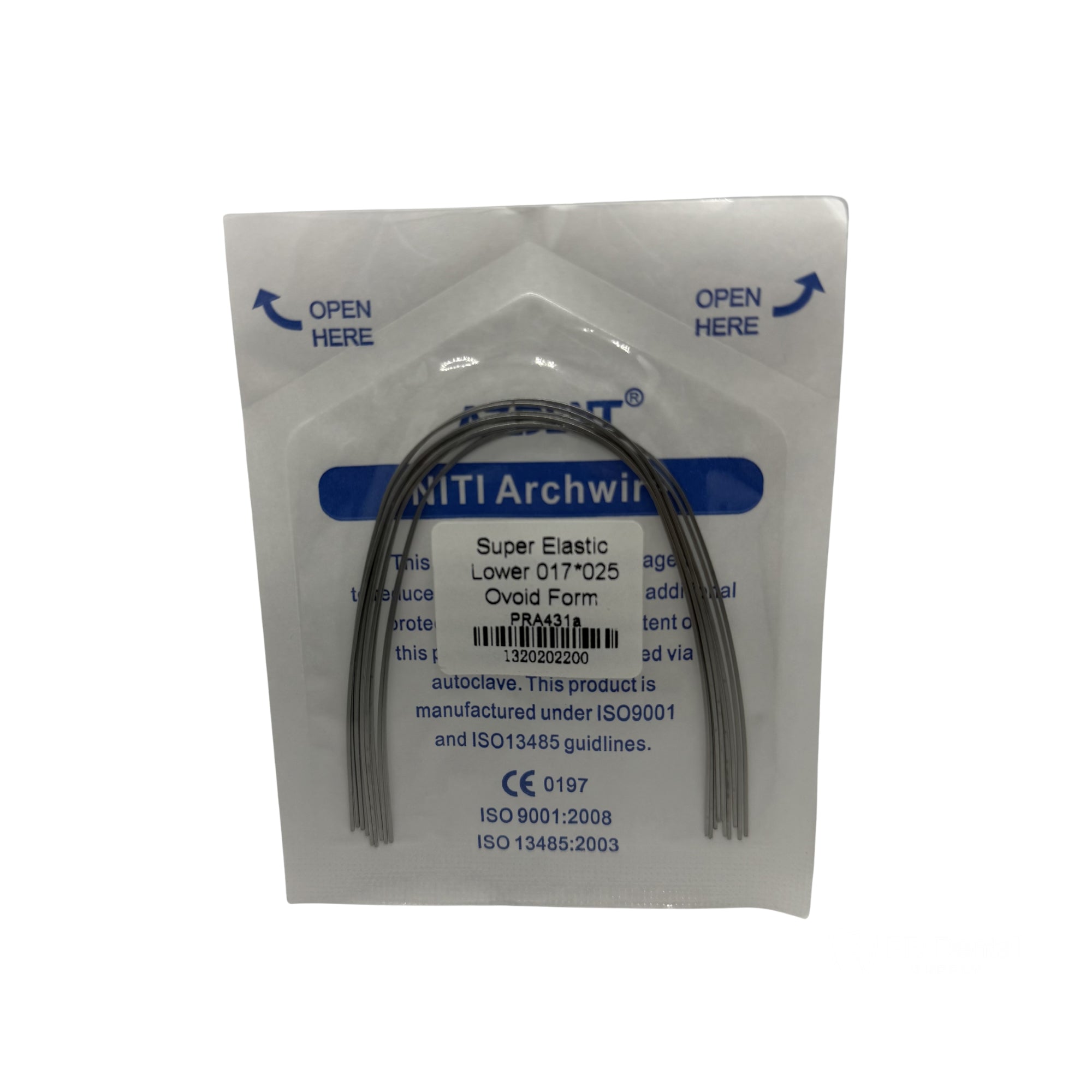 ARCO NITI 10 SOBRES c/10 .17*.25 INF AZDENT