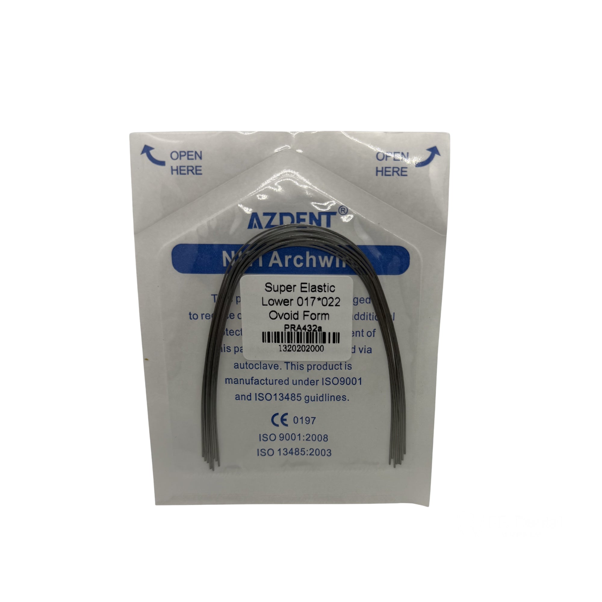 ARCO NITI 10 SOBRES c/10 .17*.22 INF AZDENT