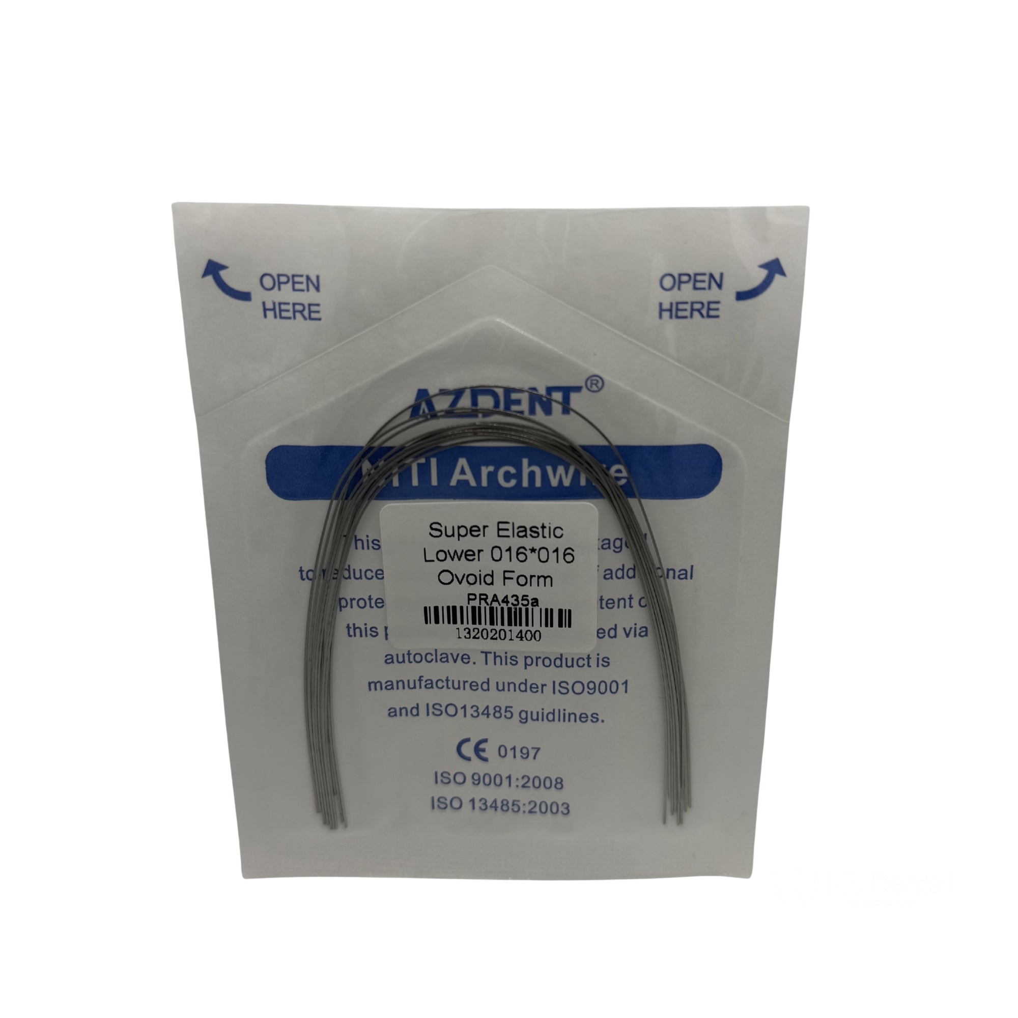 ARCO NITI 10 SOBRES c/10 .16*.16 INF AZDENT