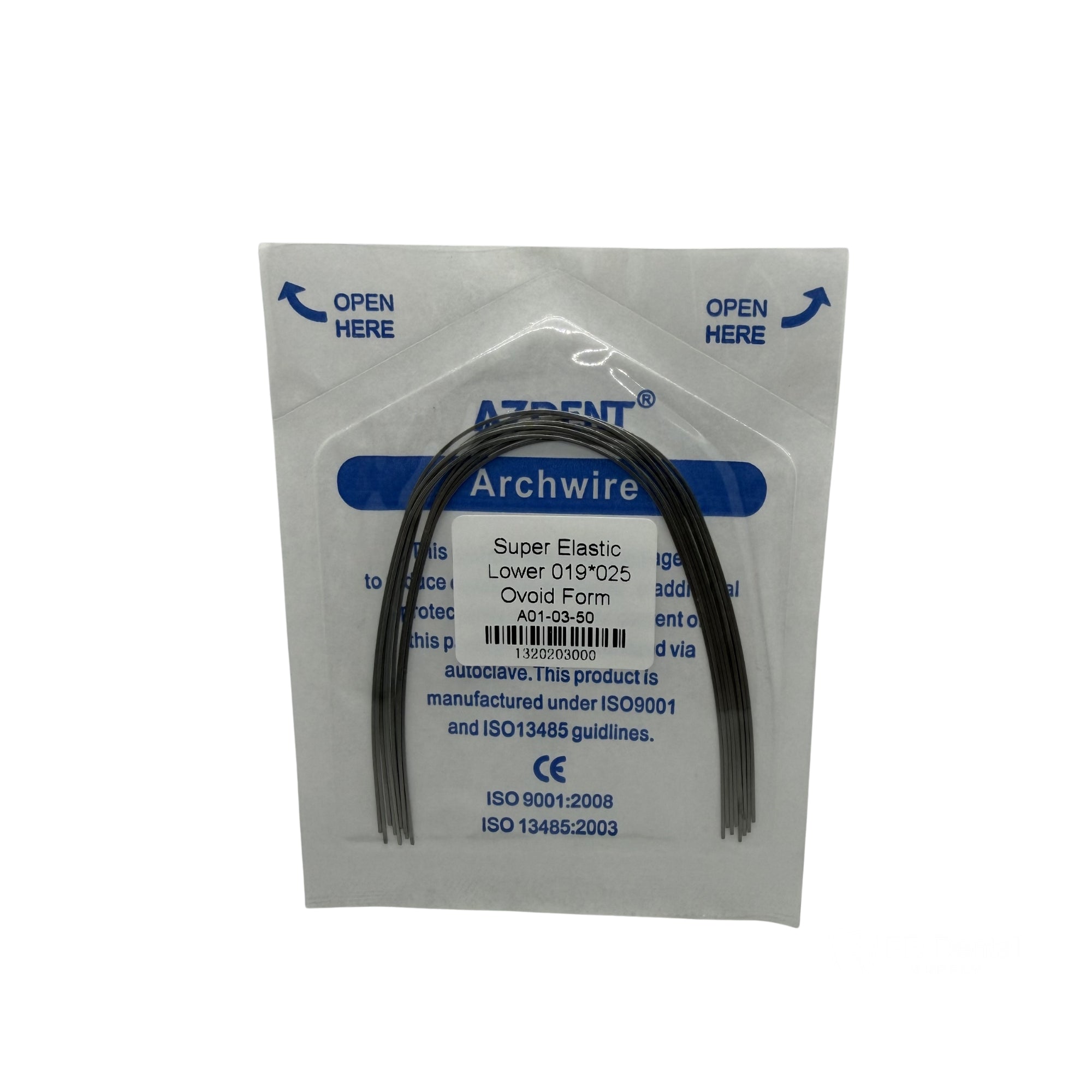 ARCO NITI 10 SOBRES c/10 .19*.25 INF AZDENT