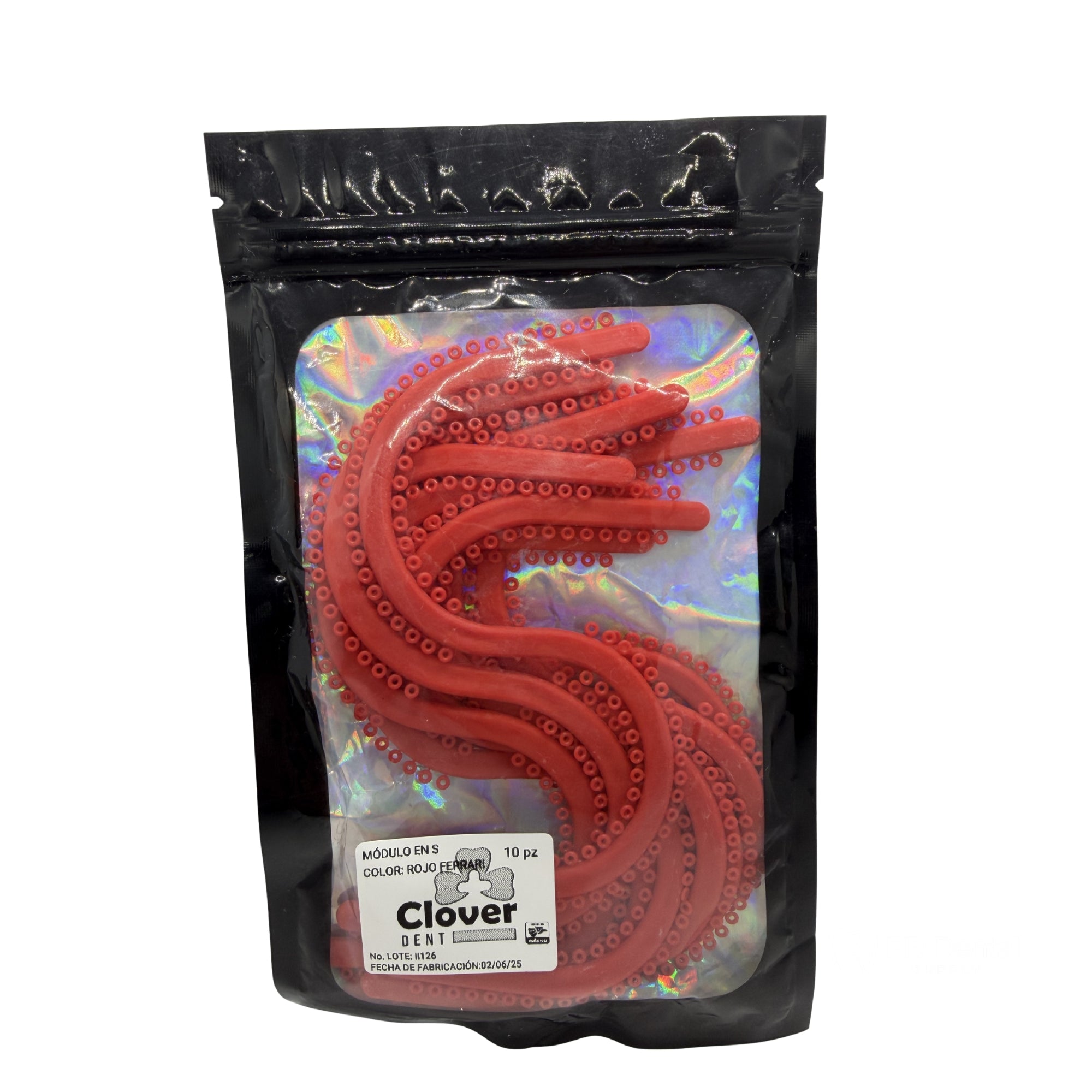 Módulo en S Rojo Ferrari Clover Dent – 10 tiras