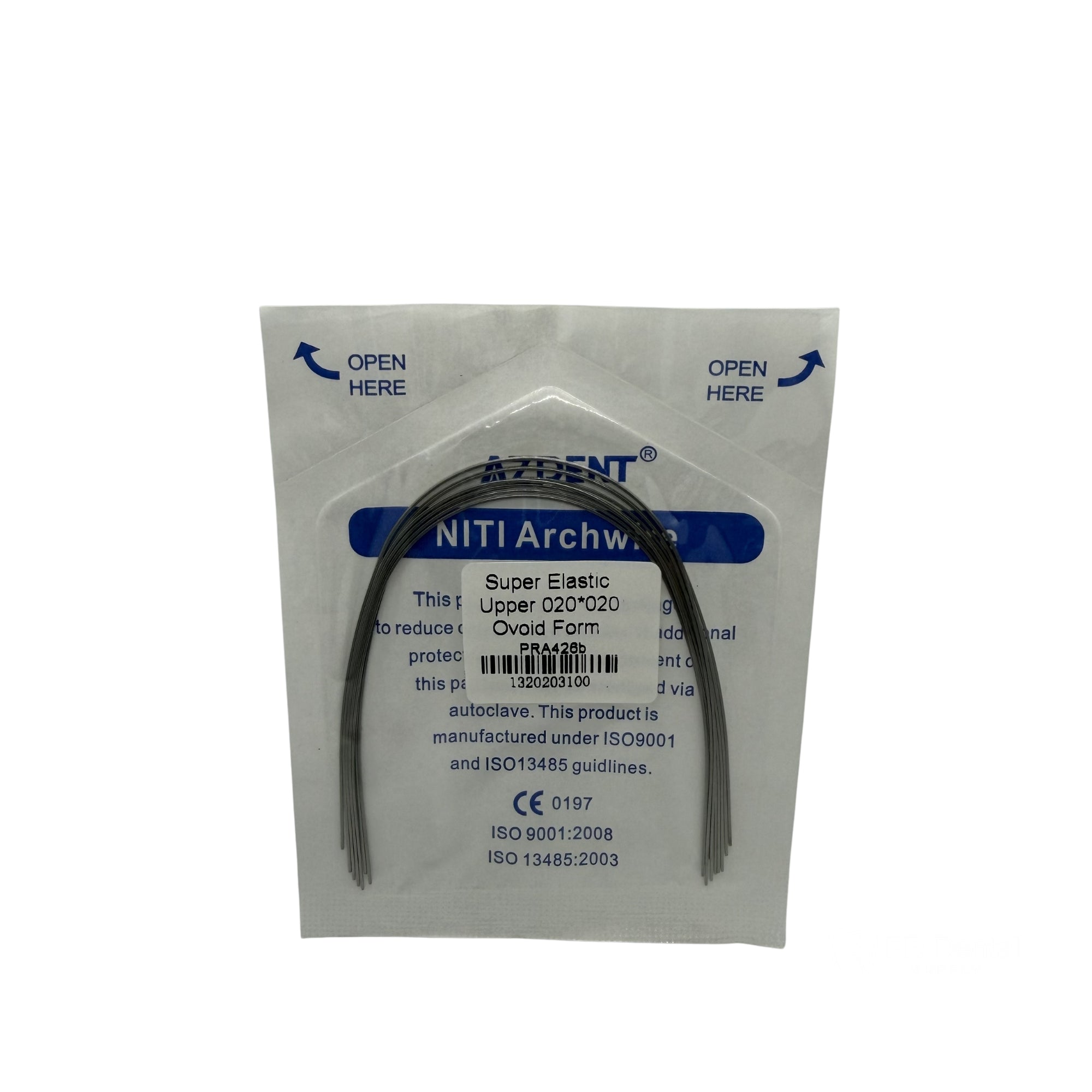 ARCO NITI 10 SOBRES c/10 .20*.20 SUP AZDENT