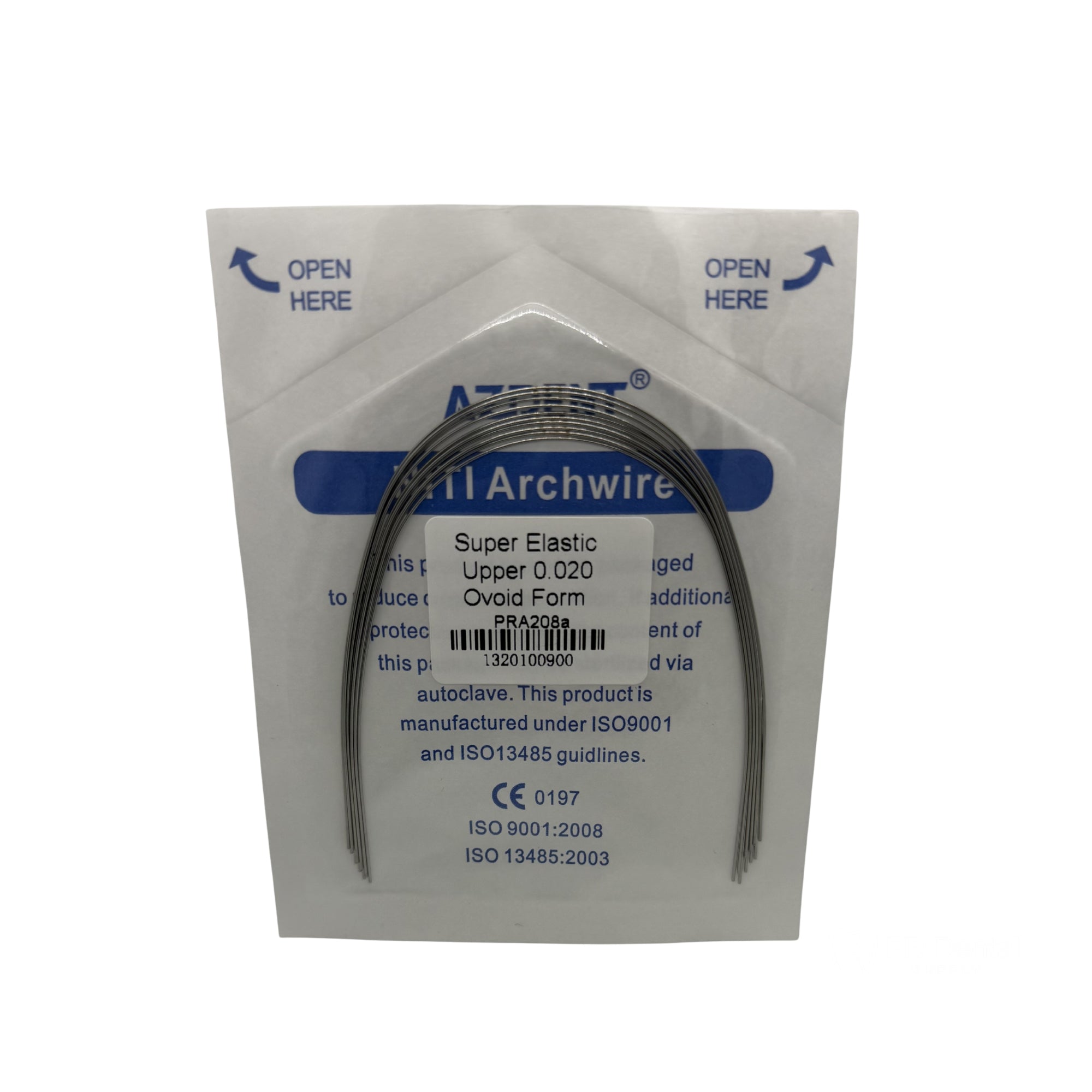 ARCO NITI 10 SOBRES c/10 .20 SUP AZDENT